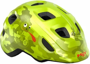 MET Hooray Lime Chameleon/Glossy XS (46-52 cm) Casco da ciclismo per bambini