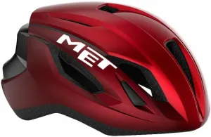 MET Strale Black Red Metallic/Glossy S (52-56 cm) Casco da ciclismo