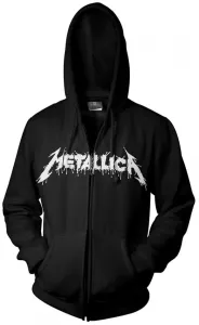 Metallica Felpa con cappuccio One Black S