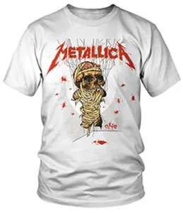 Metallica Maglietta One Landmine White L