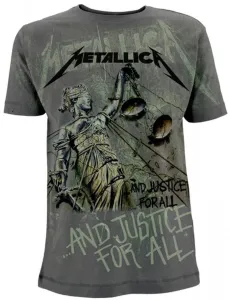 Metallica Maglietta And Justice For All Maschile Grey L