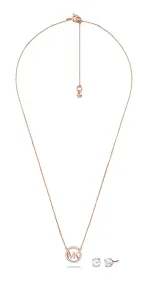 Michael Kors Parure di gioielli in argento placcati in oro MKC1260AN791 (collana, orecchini)