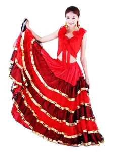 Carnevale Costumi da Ballo Paso Doble 2023 spagnolo di flamenco Costume Halloween