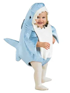 Costume Halloween per Bambini Costume da squalo baby Halloween per bambini Vestiti per bambini in spugna imbottiti Costume Carnevale Costume Halloween #377555