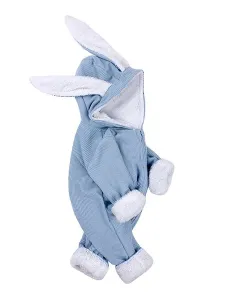 Carnevale Tutina pigiama Kigurumi Bunny Ear Toddler Kid Abbigliamento in cotone Halloween #387207