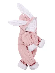 Carnevale Tutina pigiama Kigurumi Bunny Ear Toddler Kid Abbigliamento in cotone Halloween #387208