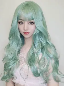 Parrucca per capelli Lolita parrucca ondulata arricciata con fibra di calore resistente al calore #393302