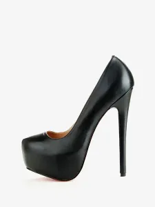 Scarpe tacco alto da donna 2023 Tacchi attraenti con plateau in montone slip-on pumps da donna scarpe da sera #340845