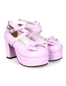 Fiocchi Decor piattaforma Lolita scarpe #337192