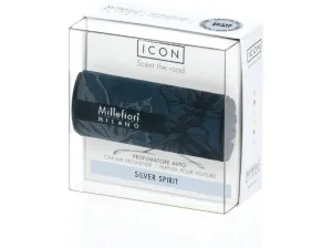 Millefiori Milano Deodorante per macchina Icon Textil Floral Luce d’argento