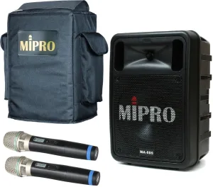 MiPro MA-505 Vocal Dual Set Sistema PA alimentato a batteria