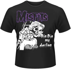 Misfits Maglietta Die Die My Darling Maschile Black 3XL