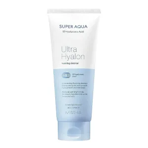 Missha Schiuma detergente idratante Super Aqua Ultra Hyalron (Foaming Cleanser) 200 ml