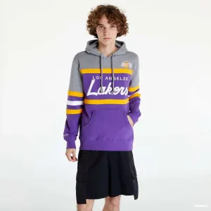 Mitchell & Ness Head Coach Hoodie Los Angeles Lakers Purple/ Grey #2231340