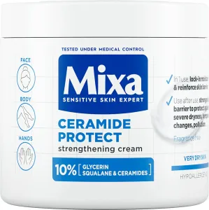 Mixa Cura corpo rinforzante per pelli molto secche Ceramide Protect (Strengthening Cream) 400 ml