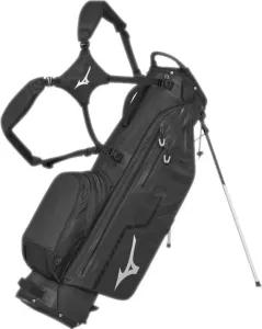 Mizuno BR-DRI Waterproof Jack Black/Silver Borsa da golf Stand Bag