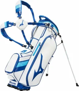 Mizuno Tour Stand Bag White/Blue Borsa da golf Stand Bag