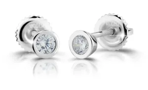 Modesi Delicati orecchini in argento con zirconi M00922