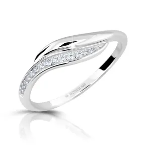Modesi Elegante anello in argento con zirconi M00210 50 mm