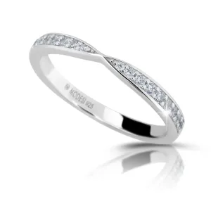 Modesi Scintillante anello in argento con zirconi M01111 52 mm