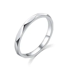 MOISS Anello minimal in argento R00019 50 mm