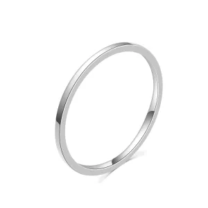 MOISS Anello Minimal in argento R0002020 45 mm