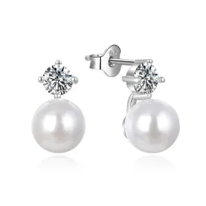 MOISS Bellissimi orecchini in argento con perle Naomi E0003104