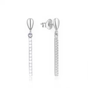 MOISS Eleganti orecchini in argento con zirconi cubici E0002416