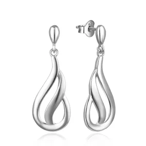 MOISS Eleganti orecchini pendenti in argento E0003145