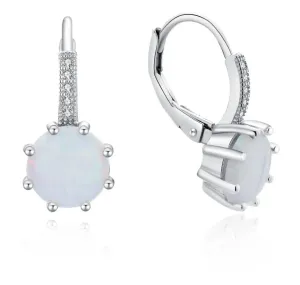 MOISS Incantevoli orecchini in argento con opali bianchi E0000602