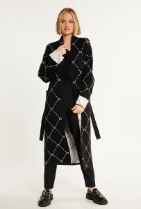 MONNARI Woman's Cardigans Women's Sweater Coat Multi Black
