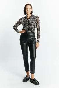 MONNARI Woman's Trousers Imitation Leather Trousers