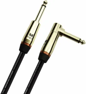 Monster Cable Prolink Rock 12FT Instrument Cable Nero 3,6 m Angolo - Dritto
