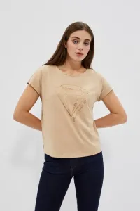 Moodo women's T-shirt - beige