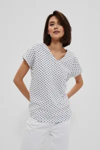 Cotton blouse with polka dots #1940808
