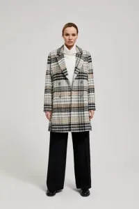 Checkered double-breasted coat #2723988