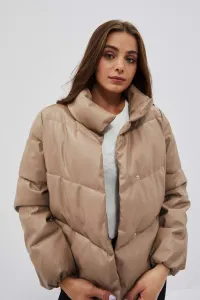 quilted jacket with collar