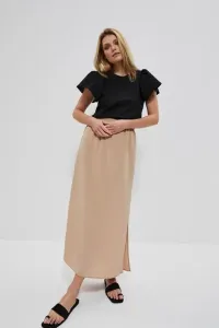 Maxi skirt made of smooth fabric #1361391