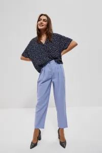 High waisted viscose trousers #1871250