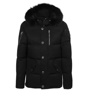 Moose Knuckles Mens 3q Jacket Fur Black - L