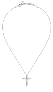 Morellato Affascinante collana in argento con croce Large Cross Tesori SAIW116