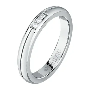 Morellato Anello in acciaio con cristalli Love Rings SNA48 50 mm