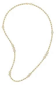 Morellato Collana di lusso placcata oro con cristalli Bagliori SAVO02