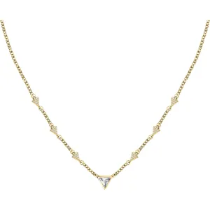Morellato Collana elegante placcata in oro con cristalli Trilliant SAWY01