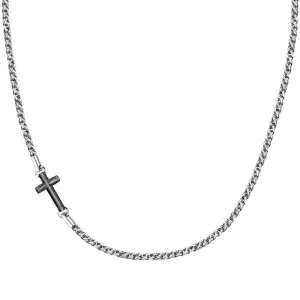 Morellato Collana in acciaio con croce Cross SKR61
