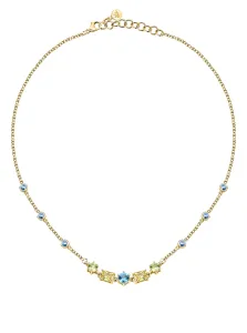 Morellato Elegante collana placcata in oro con zirconi cubici Colori SAVY05