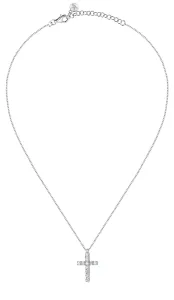 Morellato Moderna collana in argento con croce Medium Cross Tesori SAIW117