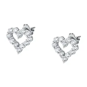 Morellato Romantici orecchini in argento a forma di cuore Tesori SAIW130