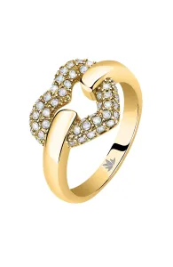 Morellato Romantico anello in acciaio placcato oro Bagliori SAVO280 52 mm