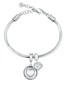 Morellato Romantico braccialetto in acciaio con ciondoli Drops SCZ1182